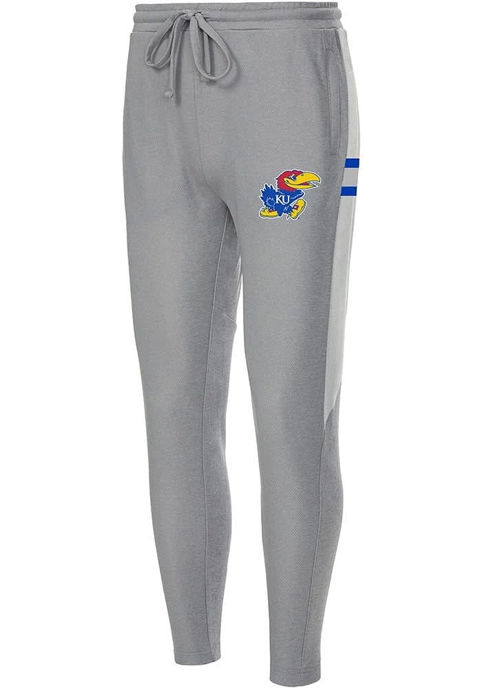 Concepts Sport Kansas Jayhawks Mens Grey Stature Pants