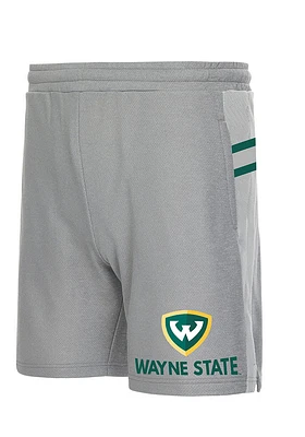 Concepts Sport Wayne State Warriors Mens Grey Stature Shorts