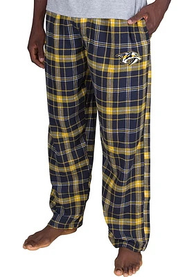 Concepts Sport Nashville Predators Mens Navy Blue Ultimate Flannel Sleep Pants