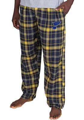 Concepts Sport St Louis Blues Mens Navy Blue Ultimate Flannel Sleep Pants