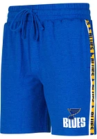 St Louis Blues Mens Blue Team Stipe Short Shorts