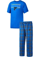 St Louis Blues Mens Blue SS Top and Sleep Pant Set Pants