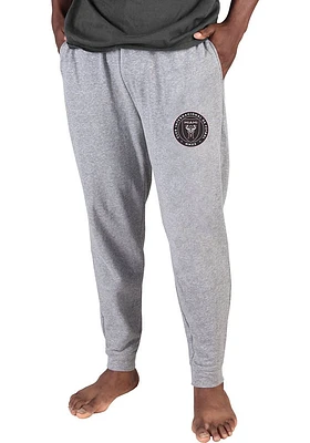 Concepts Sport Inter Miami CF Mens Grey Mainstream Cuffed Terry Sweatpants