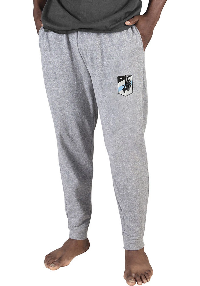 Concepts Sport Minnesota United FC Mens Grey Mainstream Cuffed Terry Sweatpants