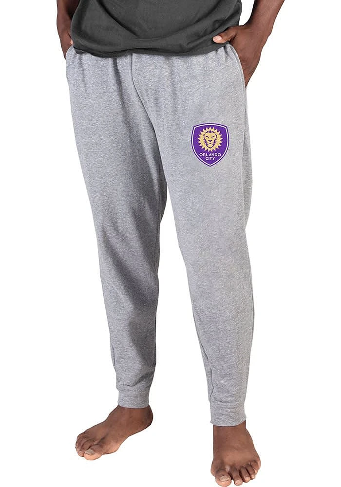 Concepts Sport Orlando City SC Mens Grey Mainstream Cuffed Terry Sweatpants
