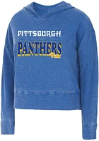 Pitt Panthers Womens Blue Resurgence Hooded Sweatshirt