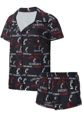 Cincinnati Bearcats Womens Black Flagship PJ Set