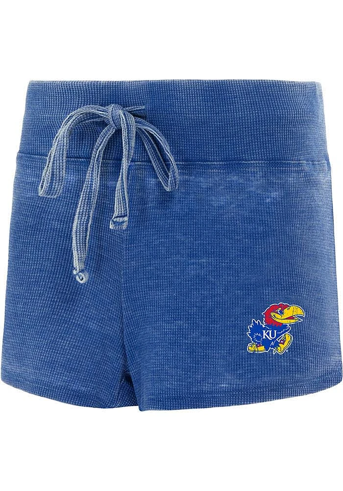 Concepts Sport Kansas Jayhawks Womens Blue Resurgence Shorts