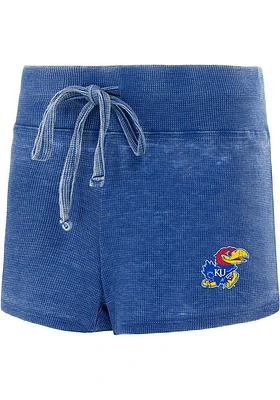 Concepts Sport Kansas Jayhawks Womens Blue Resurgence Shorts
