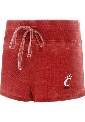 Cincinnati Bearcats Womens Red Resurgence Shorts