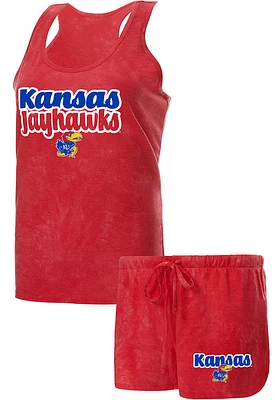 Concepts Sport Kansas Jayhawks Womens Red Billboard PJ Set
