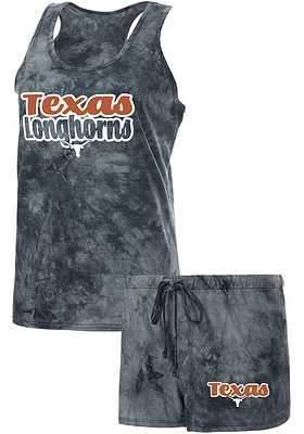 Concepts Sport Texas Longhorns Womens Charcoal Billboard PJ Set