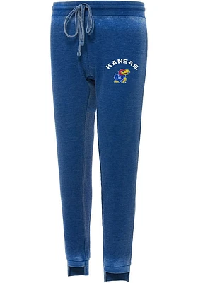 Concepts Sport Kansas Jayhawks Womens Resurgence Blue Sweatpants