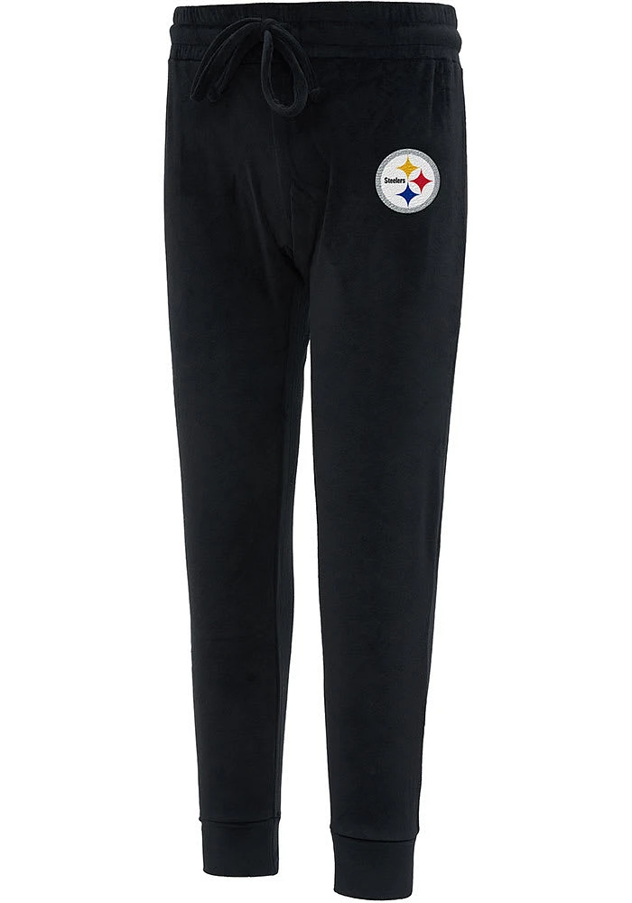 Concepts Sport Pittsburgh Steelers Womens Intermission Black Sweatpants