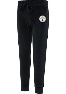 Concepts Sport Pittsburgh Steelers Womens Intermission Black Sweatpants