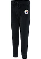 Concepts Sport Pittsburgh Steelers Womens Intermission Black Sweatpants