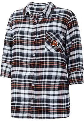 Cincinnati Bengals Womens Black Mainstay Loungewear Sleep Shirt