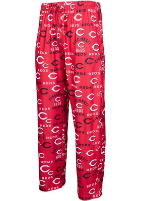 Cincinnati Reds Mens Red Flagship Sleep Pants