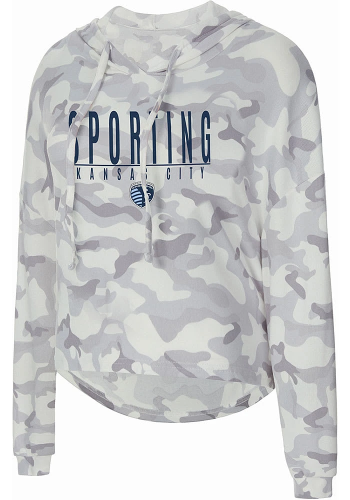 Sporting Kansas City Womens Green Composite Hooded Sweatshirt