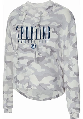 Sporting Kansas City Womens Green Composite Hooded Sweatshirt