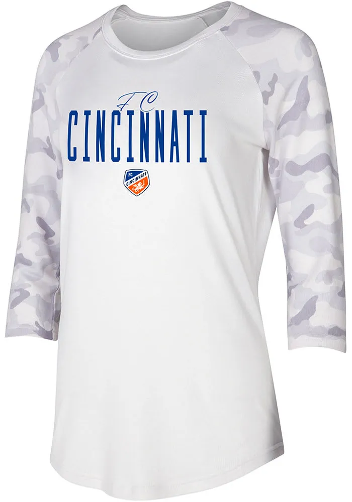 FC Cincinnati Womens Green Composite LS Tee