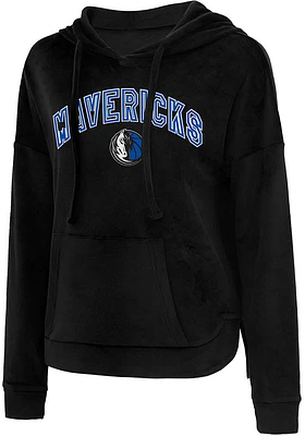 Dallas Mavericks Womens Black Intermission Hooded Sweatshirt