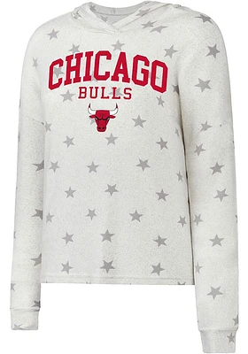 Chicago Bulls Womens White Agenda Hooded Sweatshirt