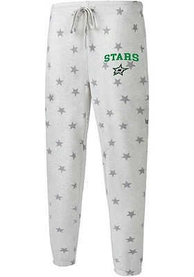 Dallas Stars Womens White Sweatpants