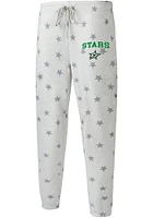 Dallas Stars Womens White Sweatpants