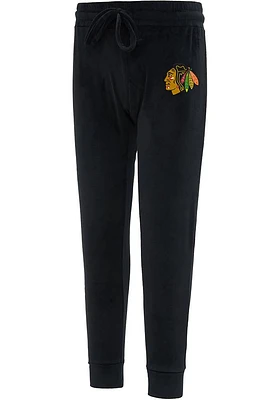 Chicago Blackhawks Womens Intermission Black Sweatpants