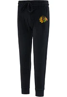 Chicago Blackhawks Womens Intermission Black Sweatpants