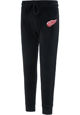 Concepts Sport Detroit Red Wings Womens Intermission Black Sweatpants