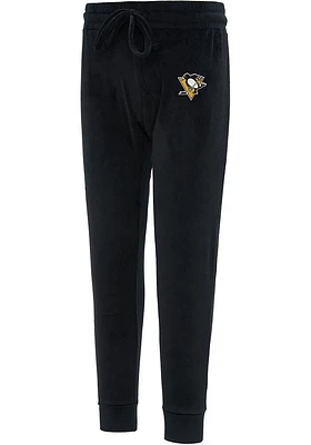 Concepts Sport Pittsburgh Penguins Womens Intermission Black Sweatpants