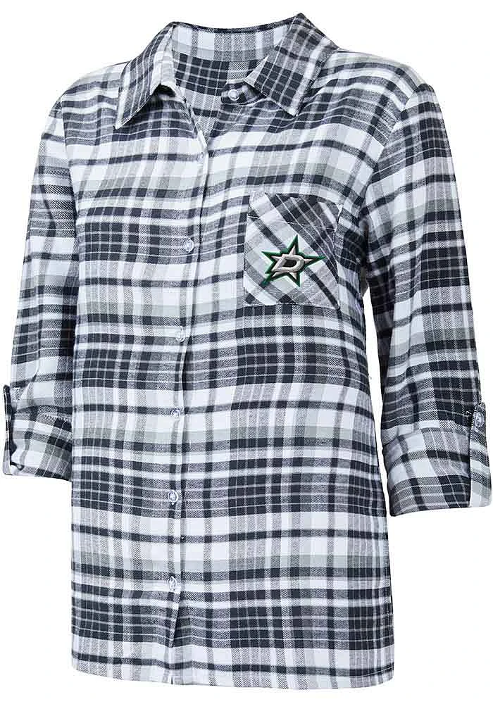 Concepts Sport Dallas Stars Womens Black Mainstay Loungewear Sleep Shirt
