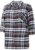 Concepts Sport Philadelphia Flyers Womens Black Mainstay Loungewear Sleep Shirt