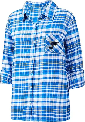 St Louis Blues Womens Blue Mainstay Loungewear Sleep Shirt
