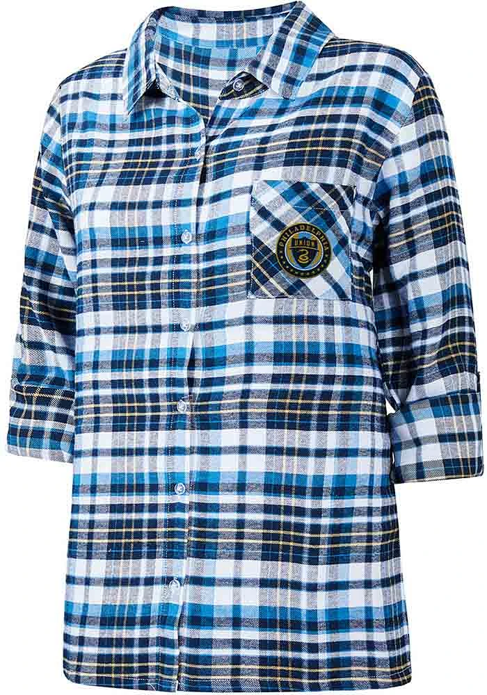Concepts Sport Philadelphia Union Womens Navy Blue Mainstay Loungewear Sleep Shirt