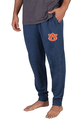 Concepts Sport Auburn Tigers Mens Navy Blue Mainstream Cuffed Terry Sweatpants