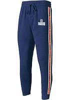 Detroit Tigers Mens Navy Blue Team Stripe Pant Fashion Sweatpants