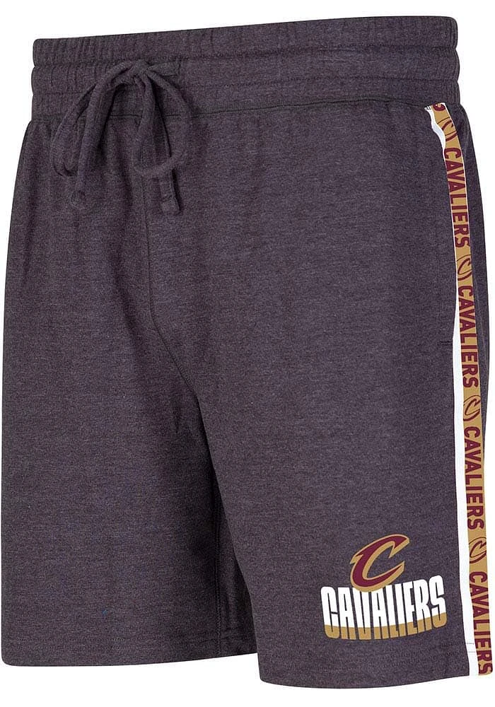 Concepts Sport Cleveland Cavaliers Mens Charcoal Team Stipe Short Shorts