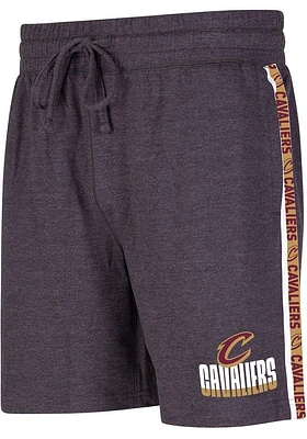 Concepts Sport Cleveland Cavaliers Mens Charcoal Team Stipe Short Shorts