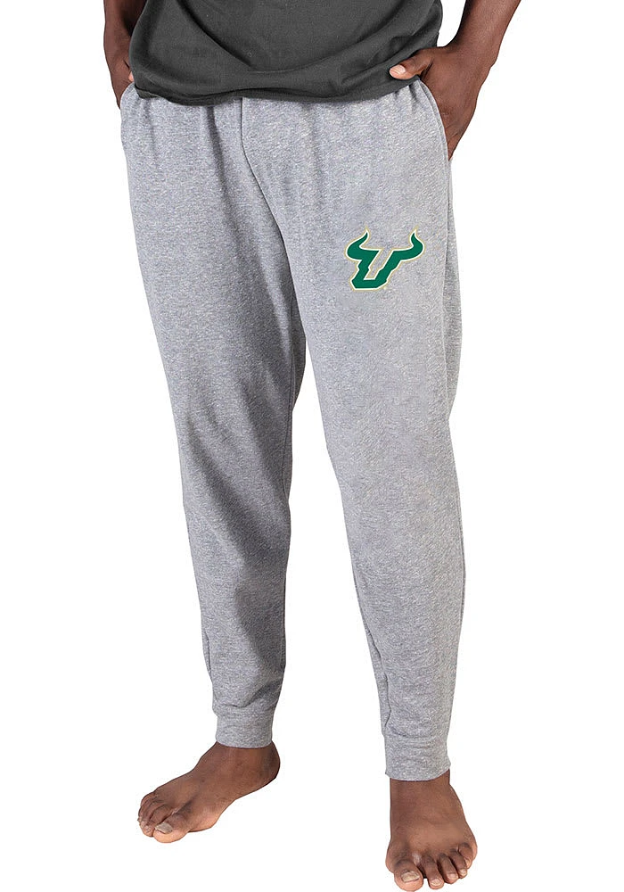 Concepts Sport South Florida Bulls Mens Grey Mainstream Cuffed Terry Sweatpants