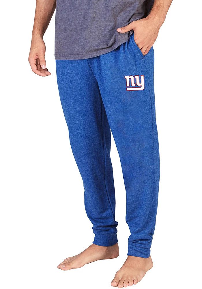 Concepts Sport New York Giants Mens Blue Mainstream Cuffed Terry Sweatpants