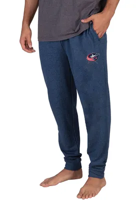 Concepts Sport Columbus Blue Jackets Mens Navy Mainstream Cuffed Terry Sweatpants