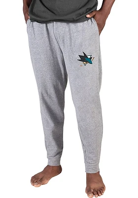Concepts Sport San Jose Sharks Mens Grey Mainstream Cuffed Terry Sweatpants