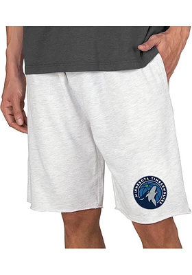 Concepts Sport Minnesota Timberwolves Mens Oatmeal Mainstream Shorts