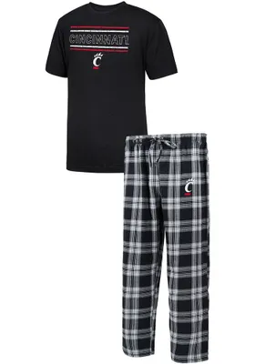 Cincinnati Bearcats Mens Black Badge Set Sleep Pants