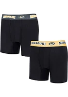 Missouri Tigers Mens Black Breakthrough Boxer Shorts