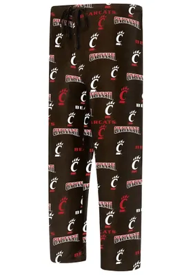 Cincinnati Bearcats Mens Black Breakthrough Sleep Pants