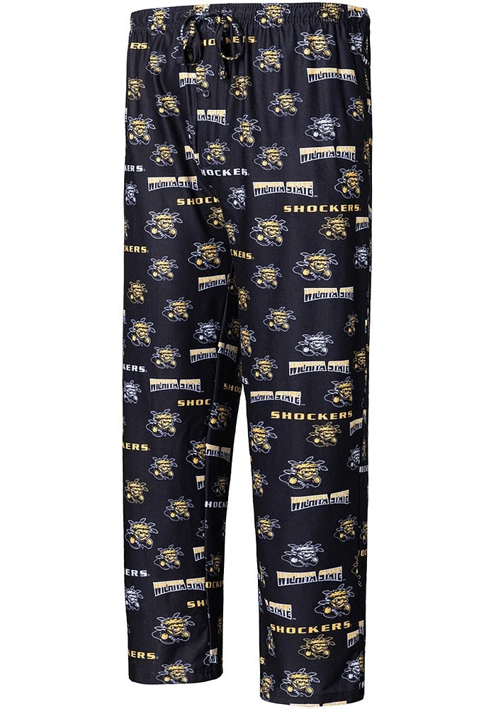 Concepts Sport Wichita State Shockers Mens Black Breakthrough Sleep Pants